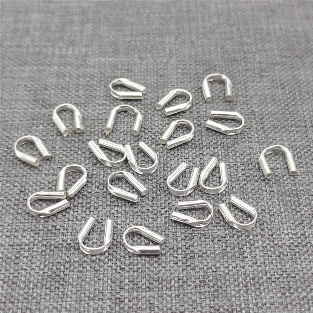 15 Sterling Silver Cable Thimbles Wire Savers Guardian Protector