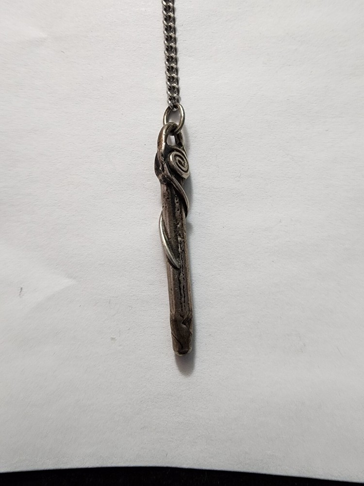 Handemade Sterling Silver Pendulum - Swirl Bob