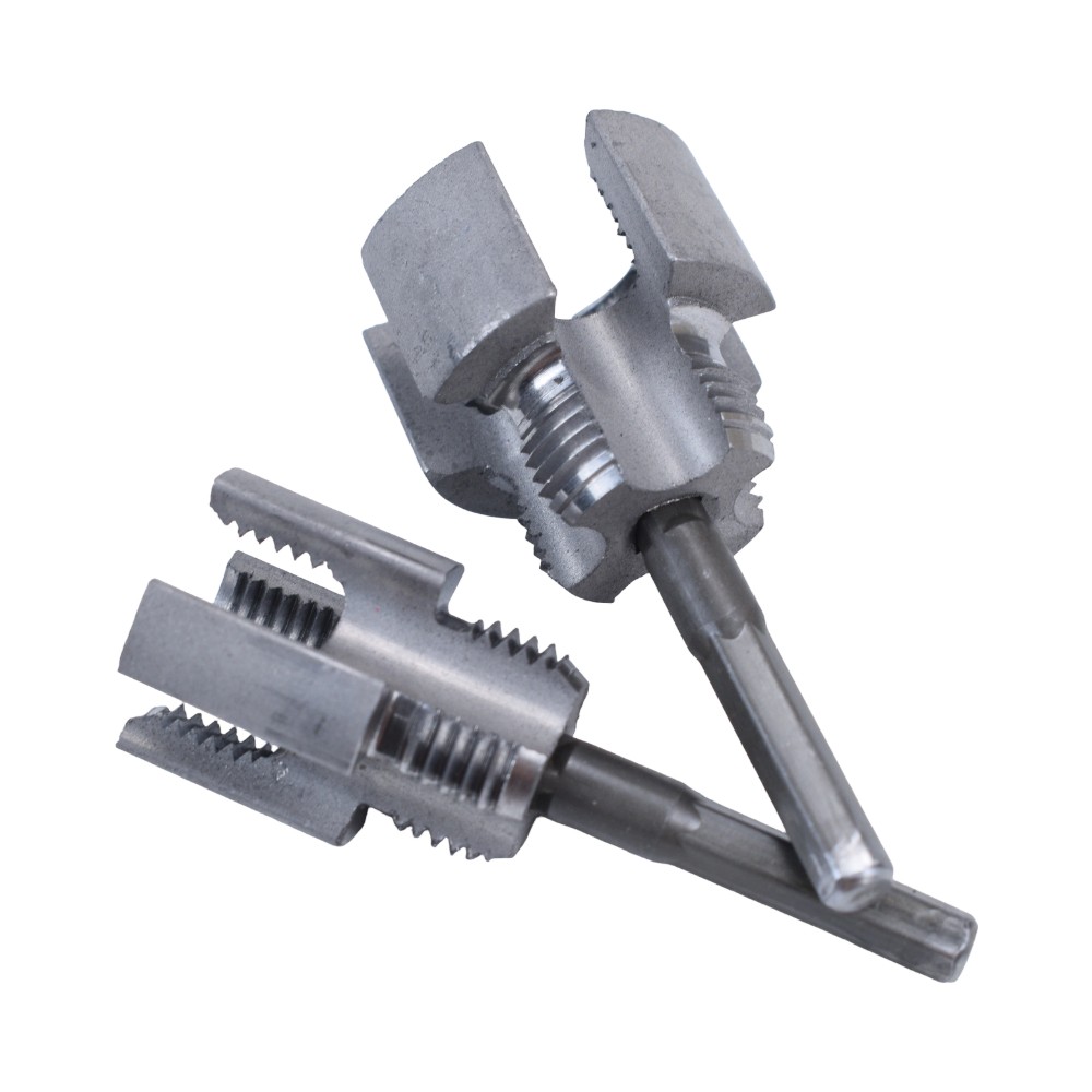 2pcs Integrated Internal & External Pipe Threading-Tool,PVC Pipe Threader Kit