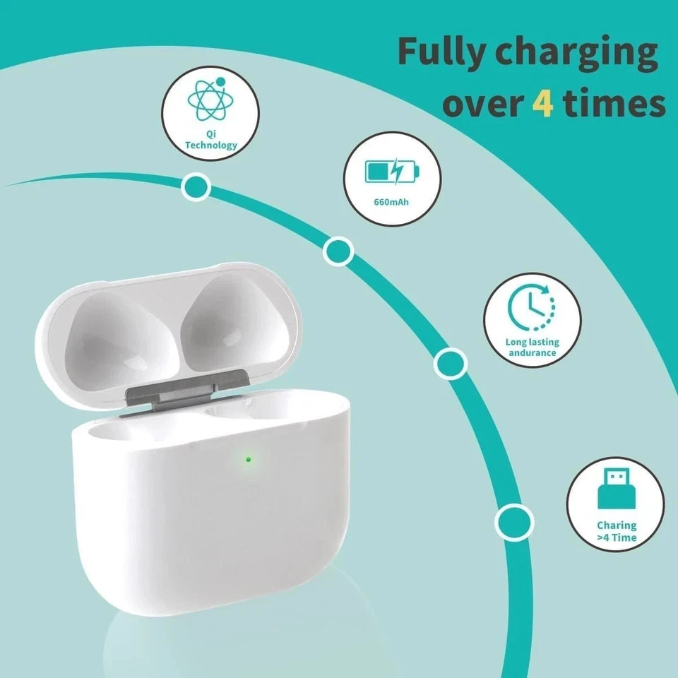 Wireless Charging Case Compatible with Airpod 4Th Generation Charger Replacement