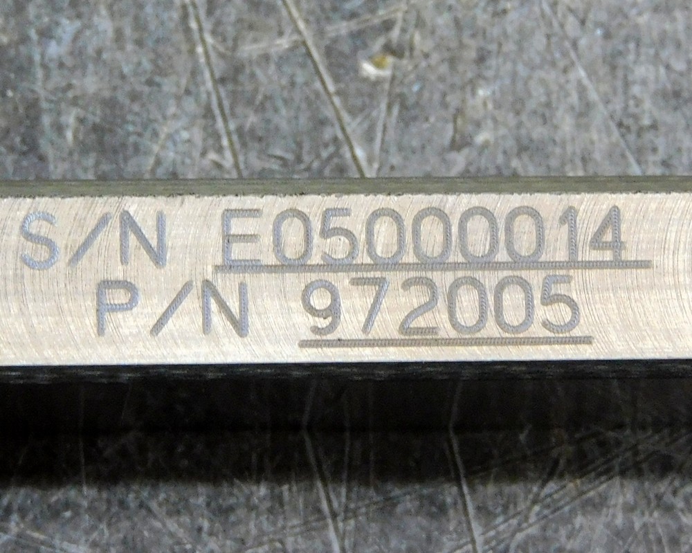Electronics INC. 972005 Calibration Step Block for Almen Strips .005" 5780714