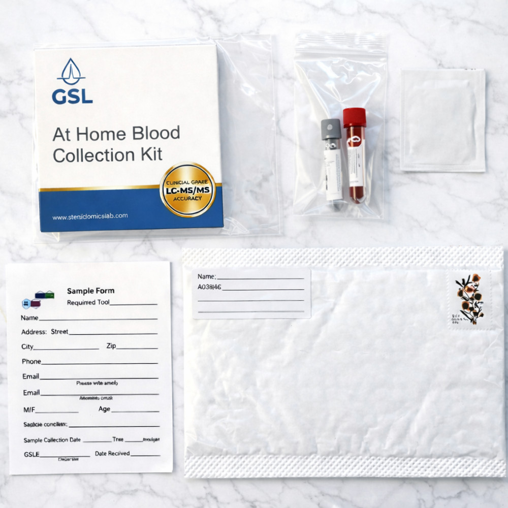 GSL Thyroid Panel Blood Home Test Kit, LCMS Assay