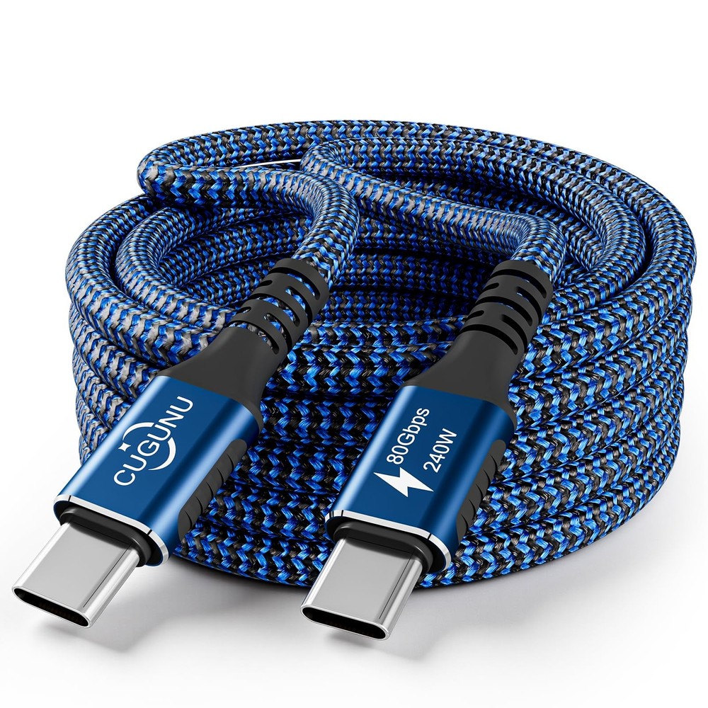 Thunderbolt 5 Cable, 3FT 240W USB Charging Fast Cord High Speed Data Transfer...