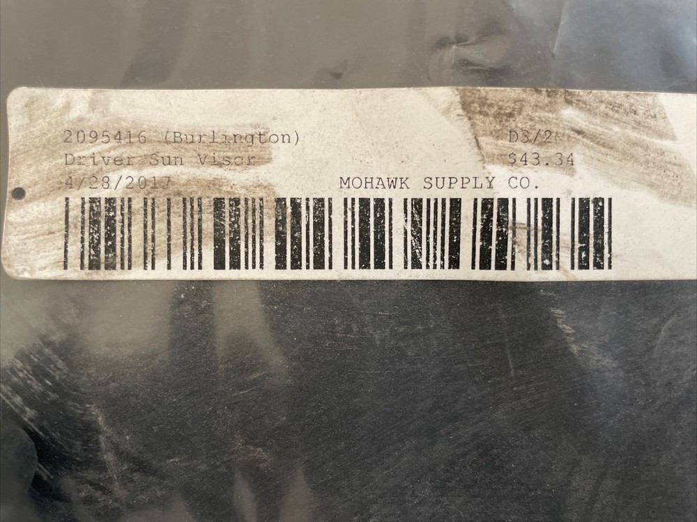 GENUINE MOHAWK DRIVER SUN VISOR 2095416 BUS NEW