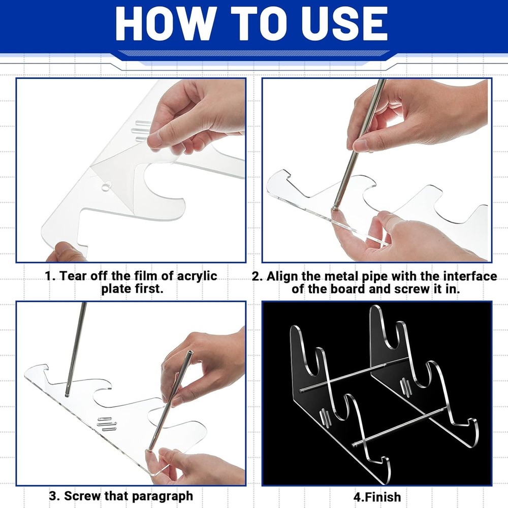 Acrylic Keyboard Display Stand Holder