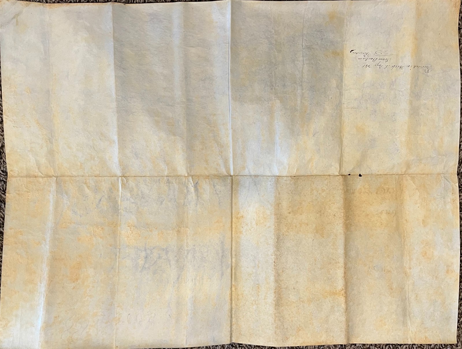 Rare Vintage Quaker Marriage Certificate Late 18th Century Delaware County PA!