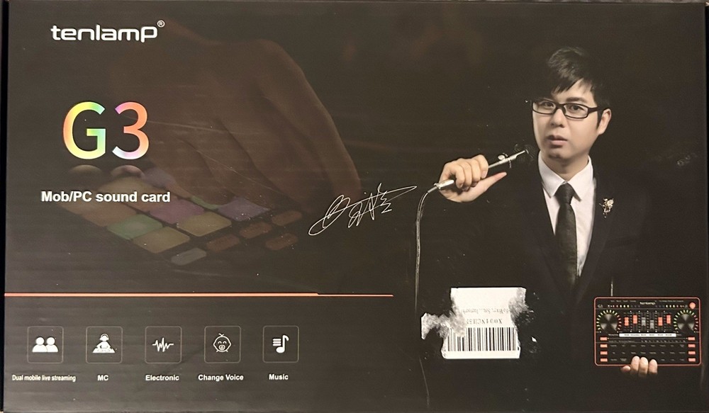 Tenlamp G3 Audio Mixer, Streaming  Mobile Phone & Computer