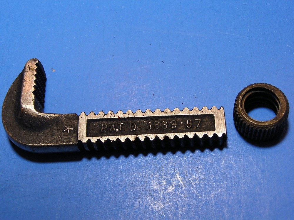 REPLACEMENT 8" Trimo hook jaw  & Ring Nut  Pat 1889  97