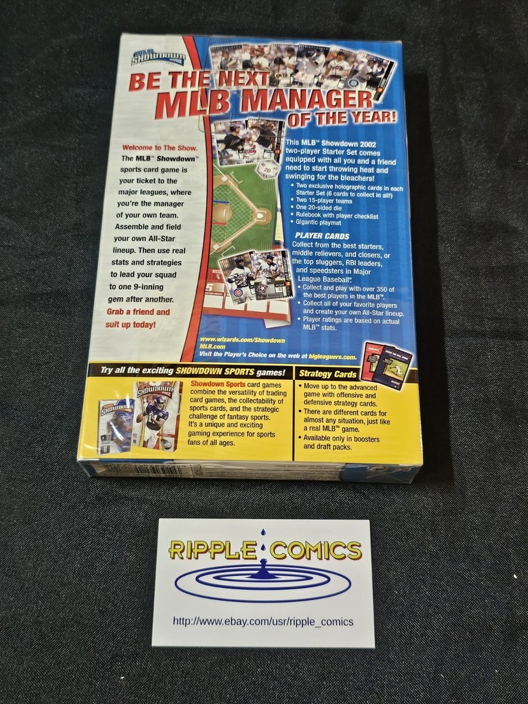 MLB Showdown 2002 Two Player Starter Set Factory Sealed