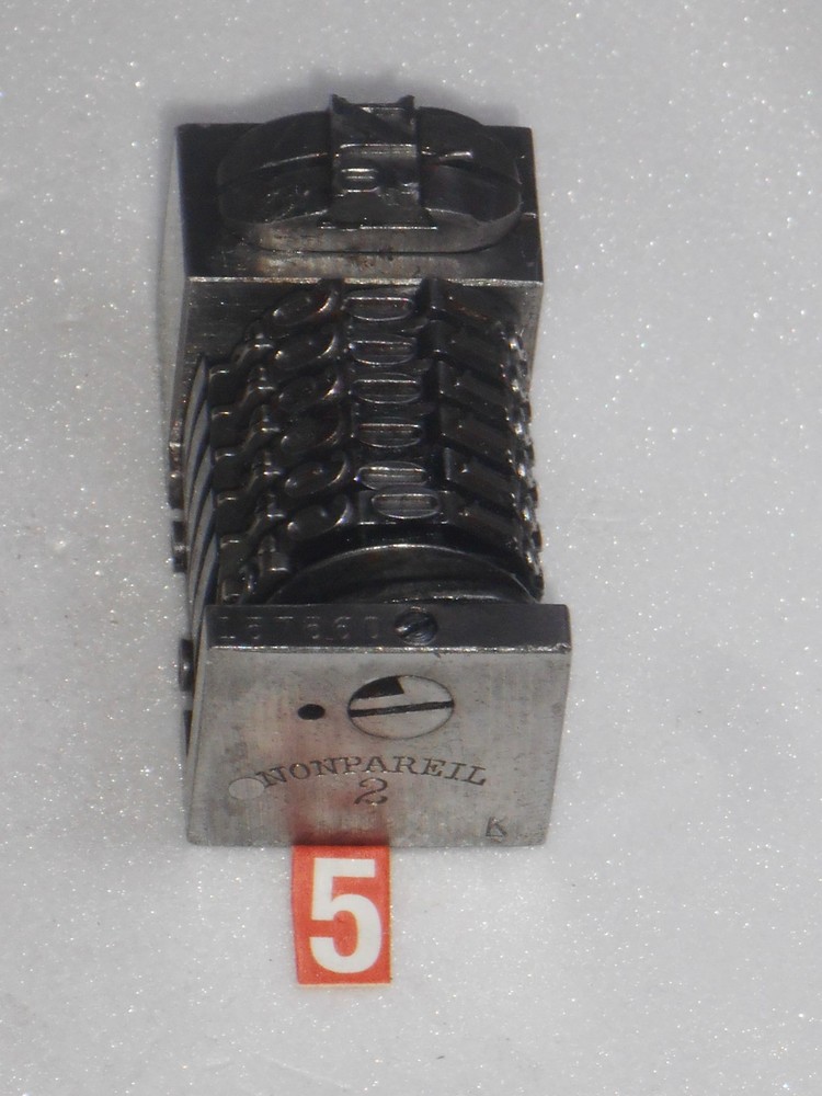 WETTER | letterpress numbering machine | 5