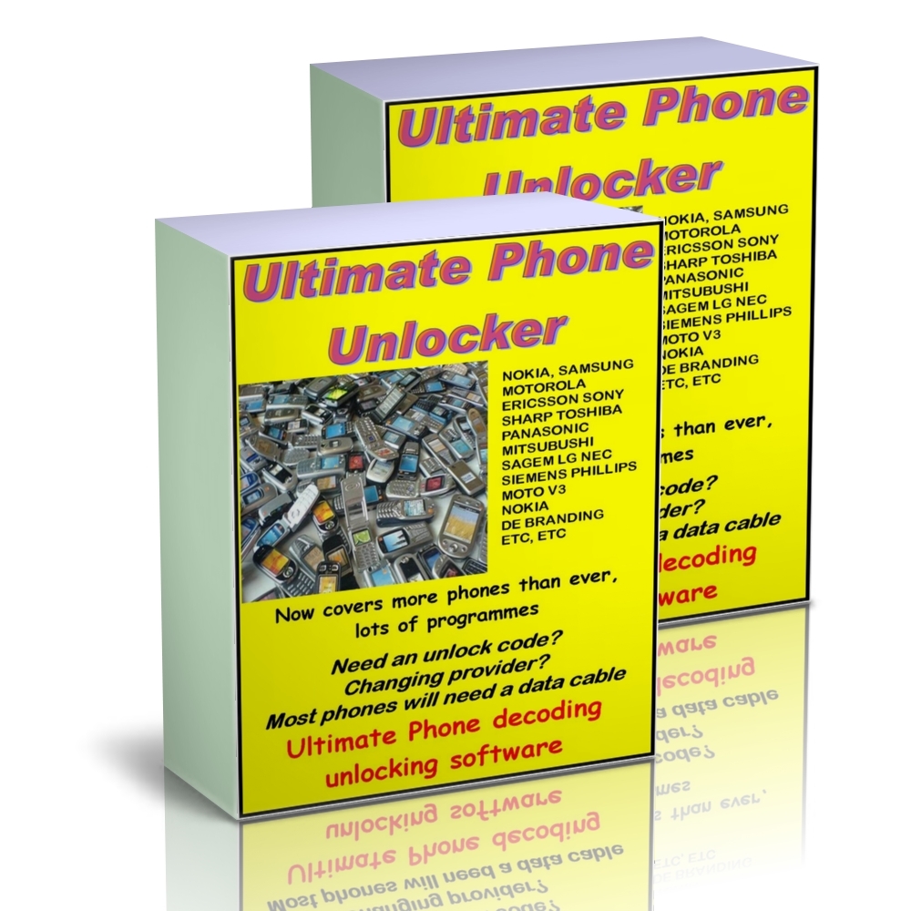 New Improved Mobile Cell Phone UNLOCKING SOFTWARE 2 DISC's A