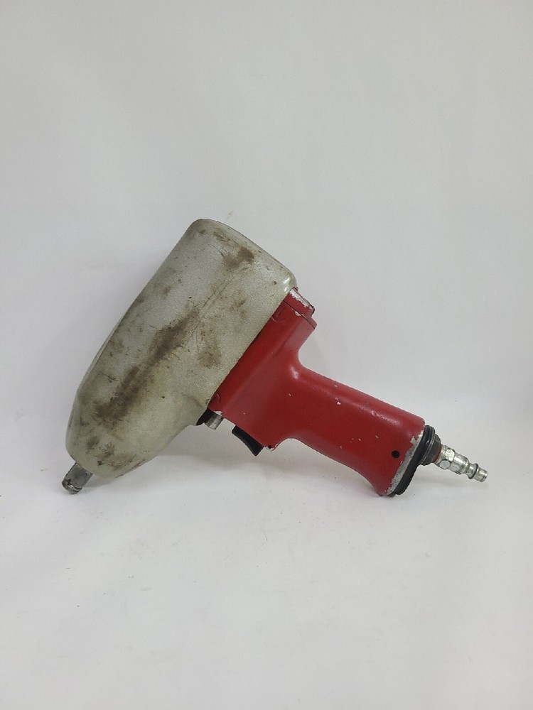 MAC TOOLS 1/2 Inch Pneumatic Air Impact Gun - Tool With Protective Boot - Red