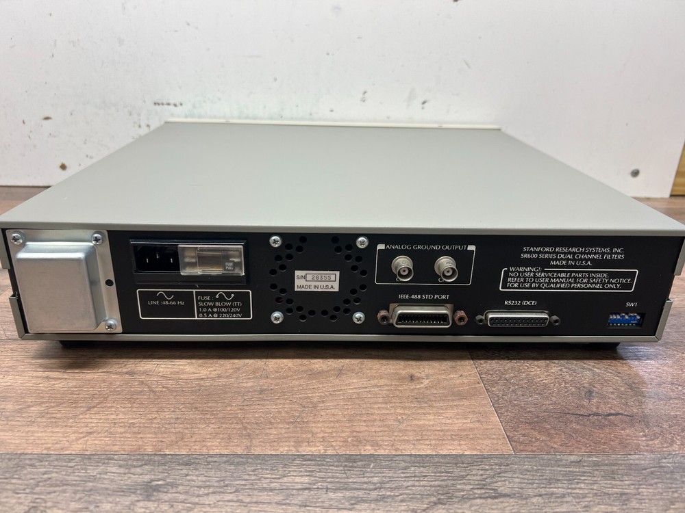 Stanford Research SR645 dual high-pass Programmable Filter