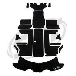 SEADOO CHALLENGER 2000 2000-04 X20 JET BOAT COMPLETE KIT TRACTION MATS BLACKTIP