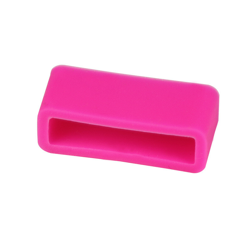 2-Pack Silicone Watch Strap Band Hoop Loop Retainer Buckle Holder Ring Keeper