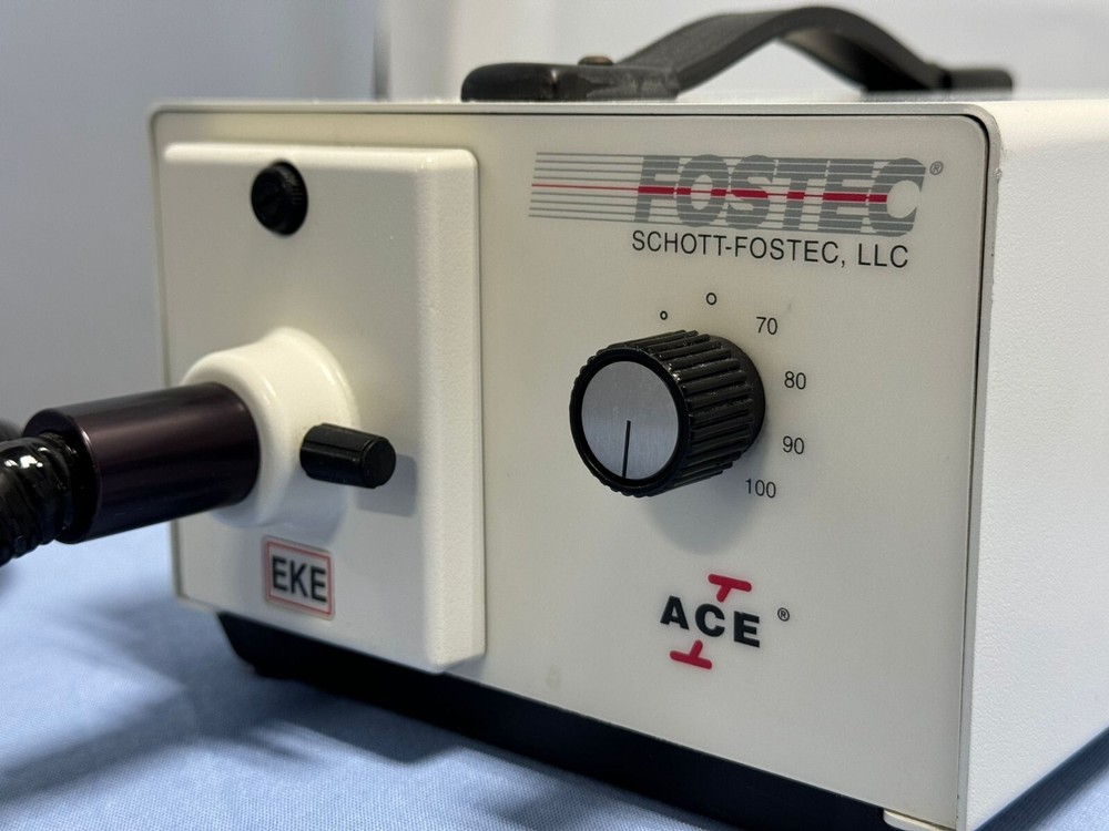 Fostec Ace I 1 Fiber Optic Illuminator Light Source with Ring Light