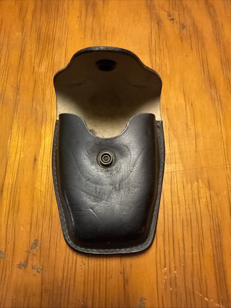 Vintage Jay-Pee Black Leather Handcuff Case