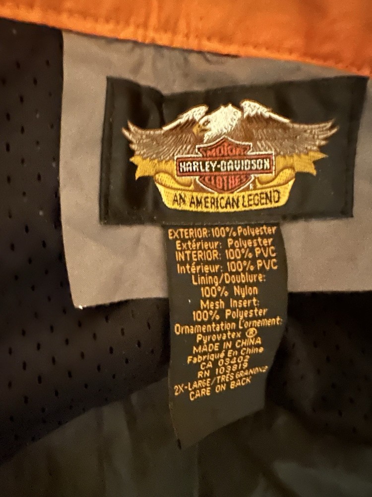 Harley Davidson Rain Suit 2 piece