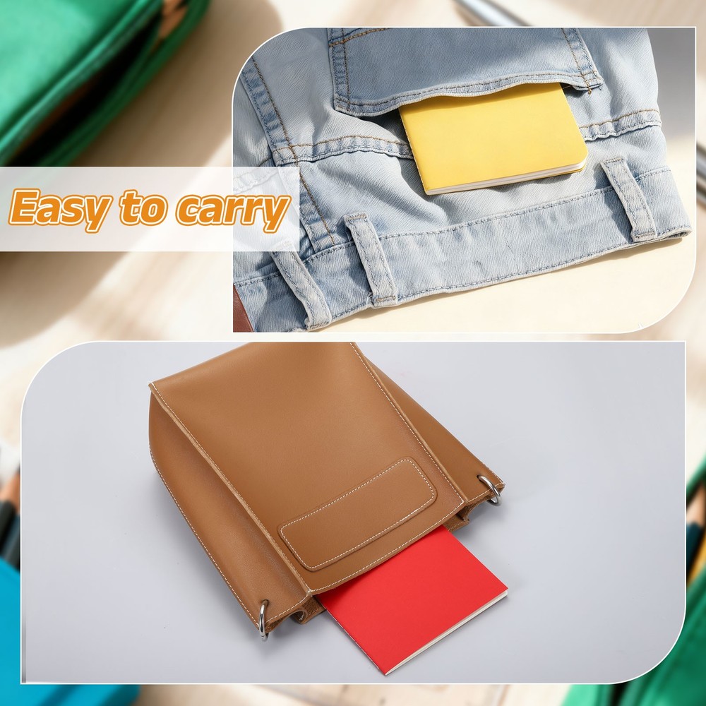 3 Pack A5 Notebook, A5 Journal Mini Notebook Pocket Unlined,Blue