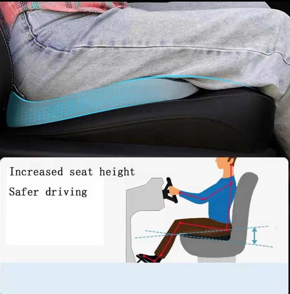 Memory Foam Prostate Cushion Tailbone Sciatica Back Pain Relief Comfy Car Seat