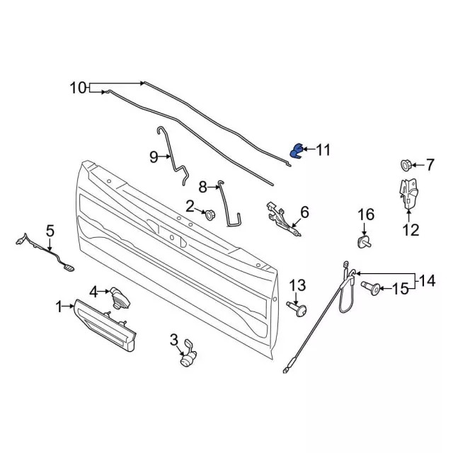 Genuine Link Rod Clip N811494-S