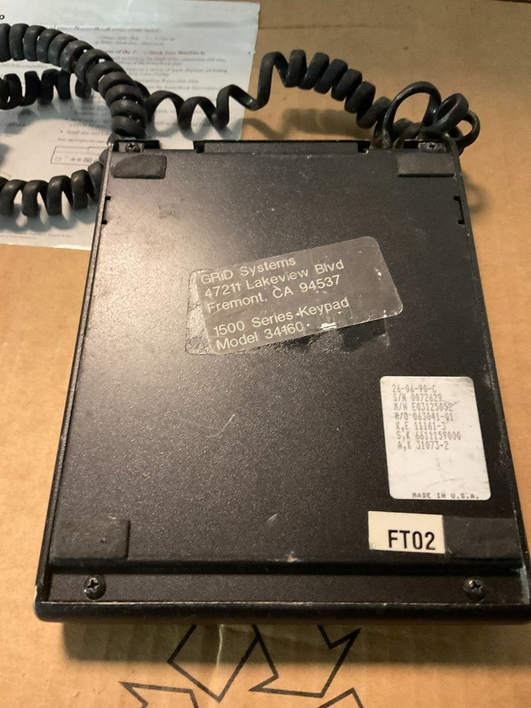 Estate Find - Grid 1500 Series Numeric Keypad Model 34460