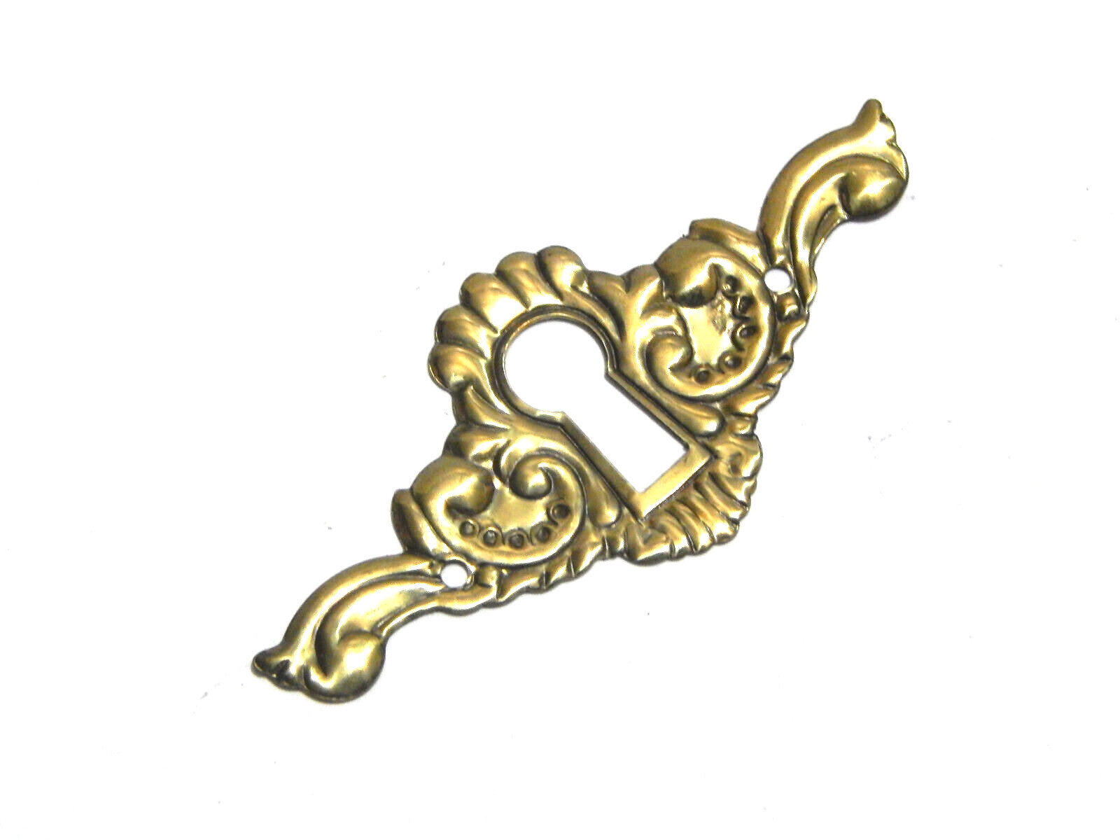 Vintage Keyhole Covers Brass for Drawers Vanties Doors