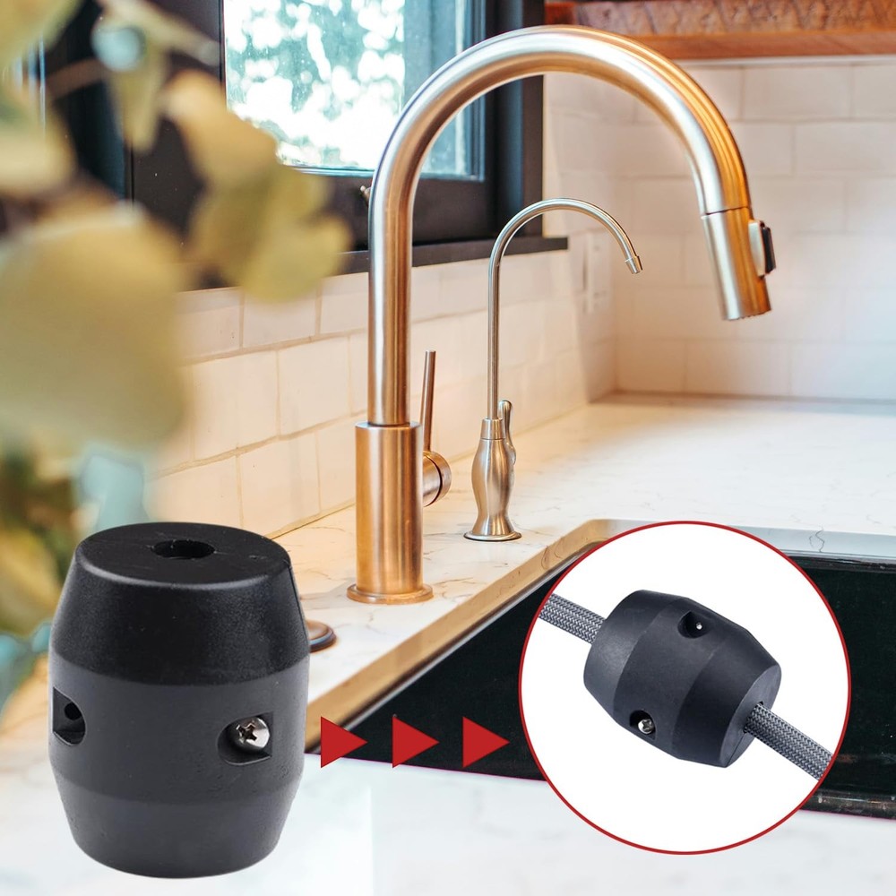 Reicyfang Pull Down Faucet Hose Weight Ball, Kitchen Pull-Down Black