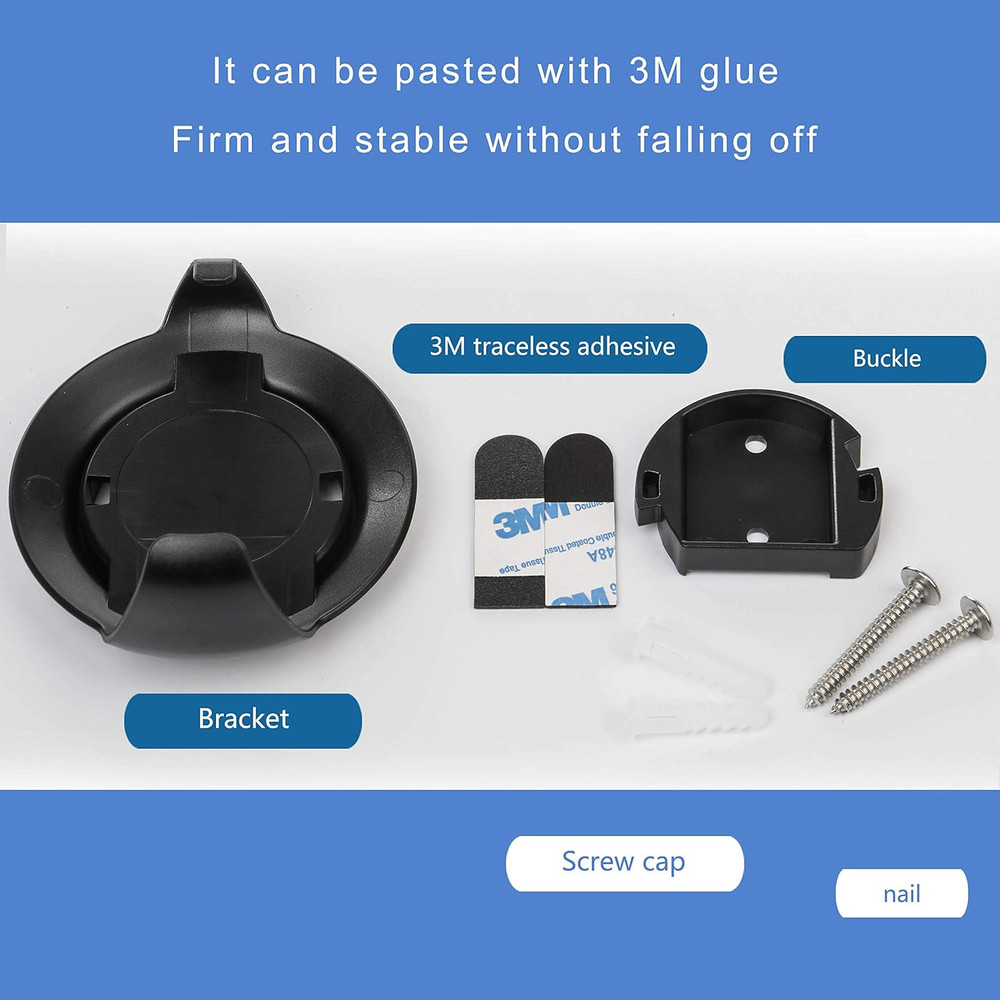 Echo Dot Wall Mount Holder for 3Rd Generation, Built-In Cable Management Space-S