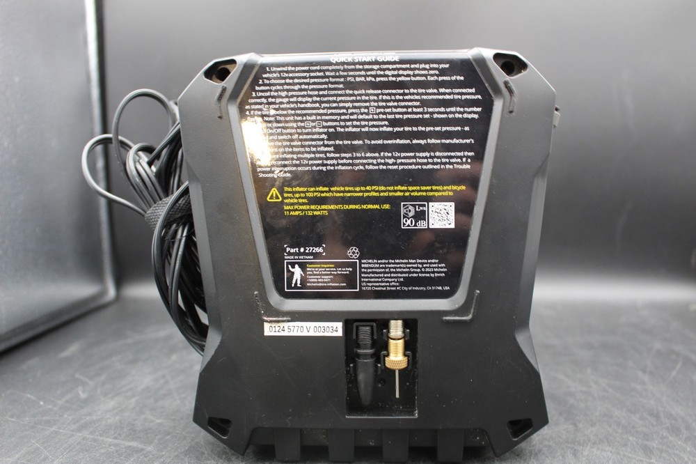 Michelin 12V Programmable Fast Flow Digital Tyre Inflator (27266)