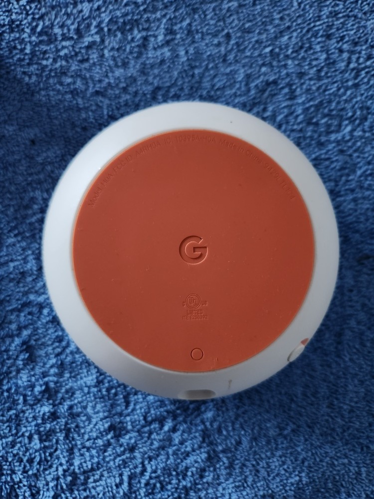 Google Nest Mini 2nd Gen Smart Speaker Chalk White H0A Tested Working