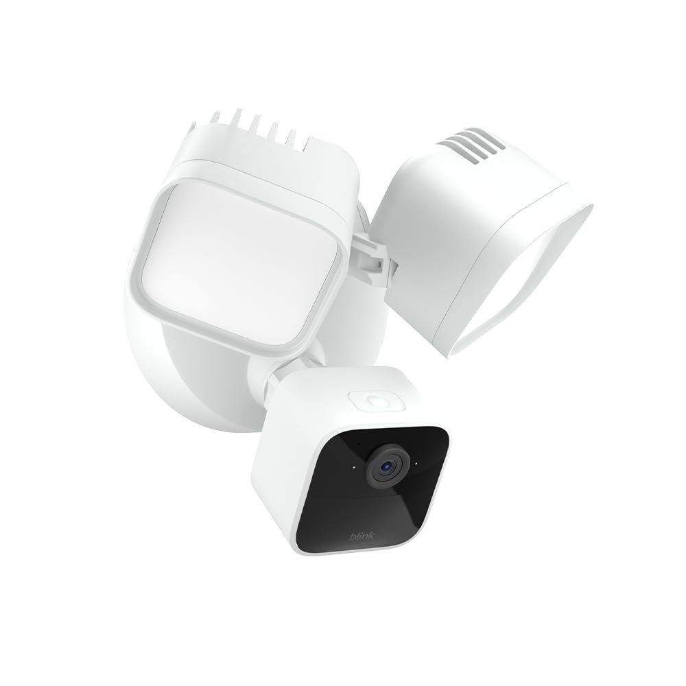 Wired Floodlight Camera, Smart Security Camera, 2600 Lumens, HD Live View, Enhan