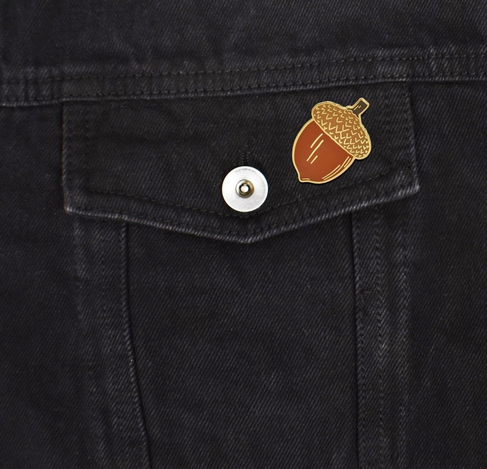 Acorn Oaknut Hard Enamel Pin