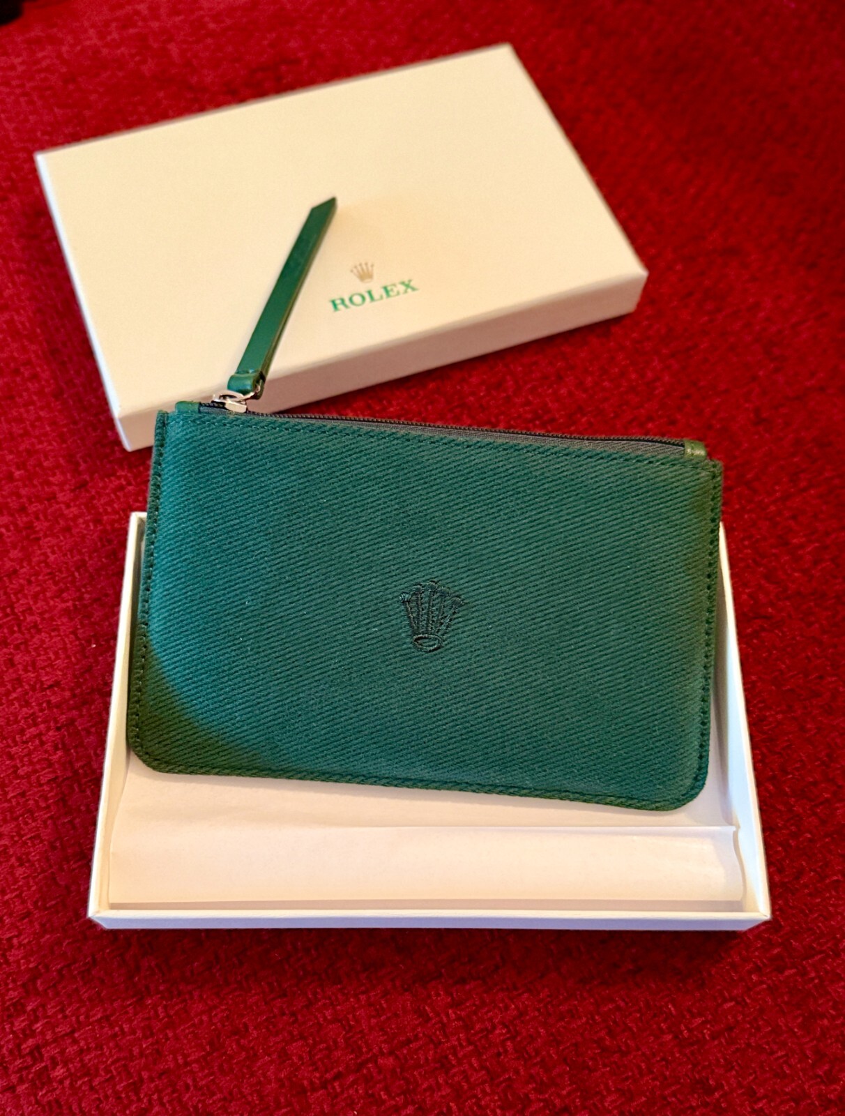 New Rolex Green Submariner Watch Travel Pouch - New Boxed |VIP Advertising Gift