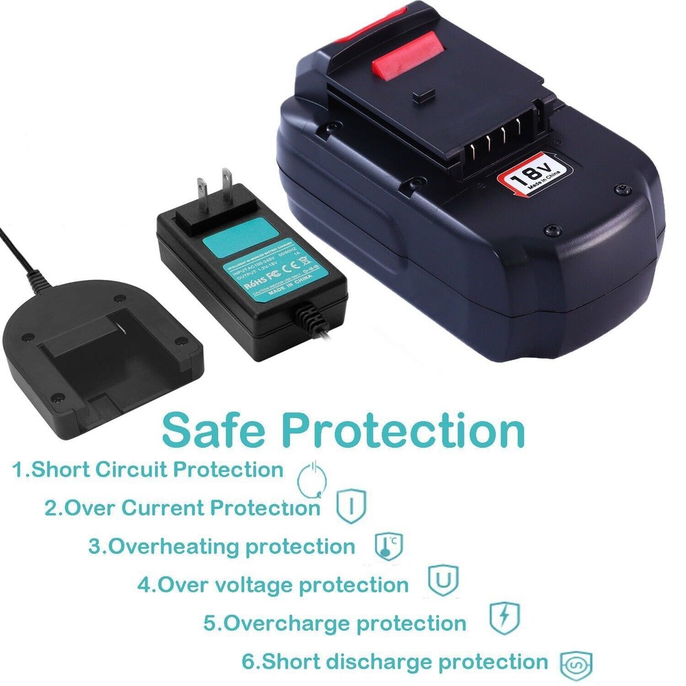 18V 18-Volt Battery Replace For Porter Cable PC18B Cordless Tools PC18BLX PC18BL