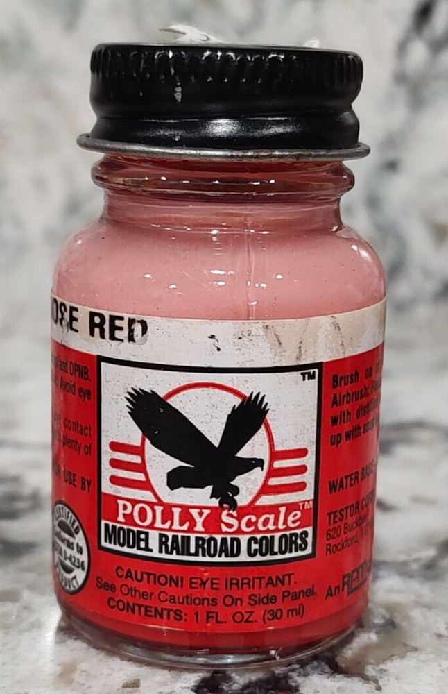 FLOQUIL POLLY SCALE RAILROAD MODEL PAINT 1oz - CABOOSE RED