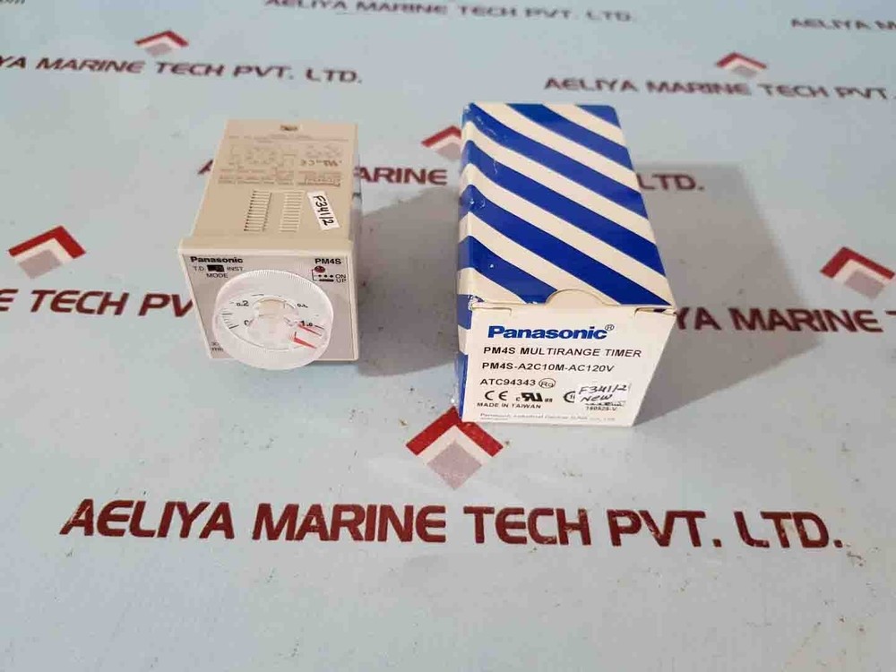 Panasonic PM4S-A2C10M-AC120V Multirange Timer IN:100-120v