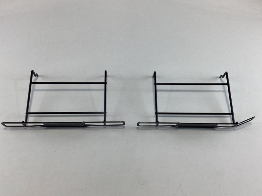 Black Slatwall Shelves 2 pc NEW