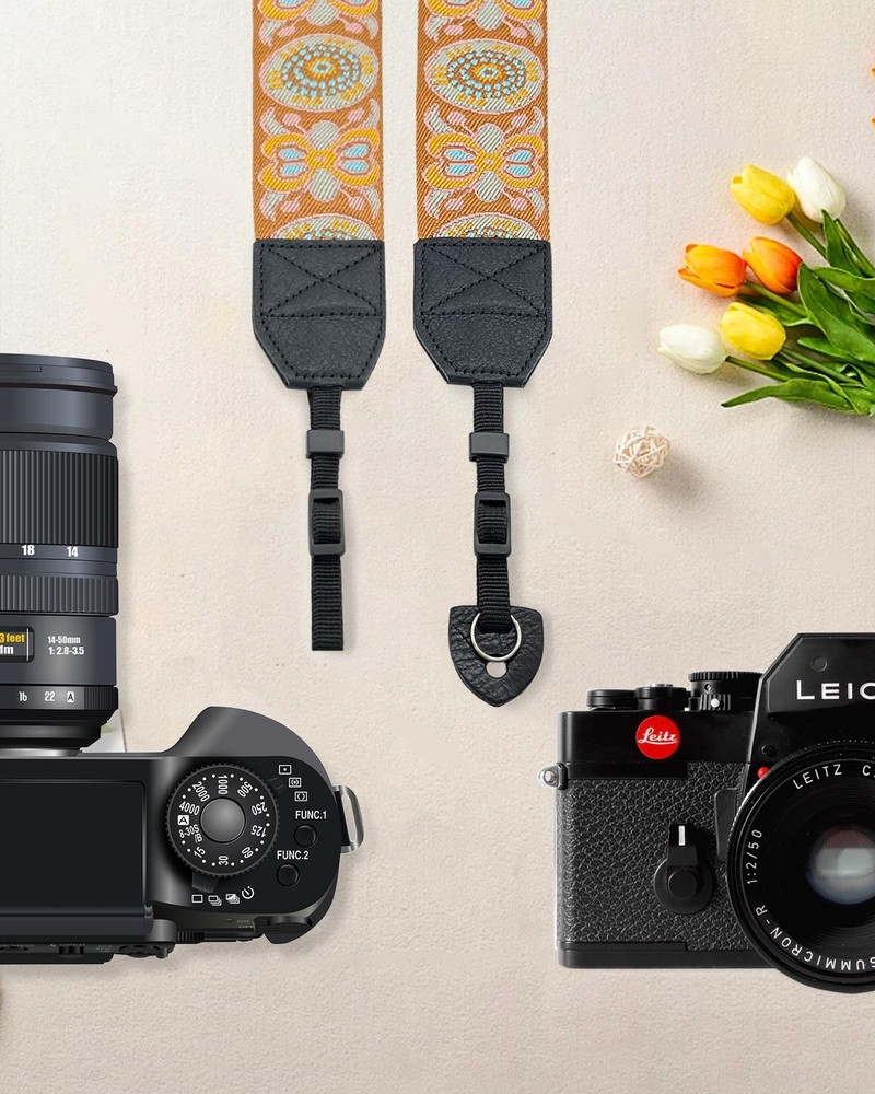 Camera Strap - Wide, Comfortable Durable Adjustable Crossbody Neck Shoulder S...