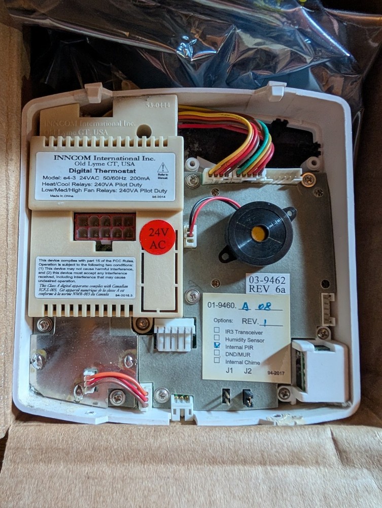 INNCOM Digital Thermostat Model E4-3