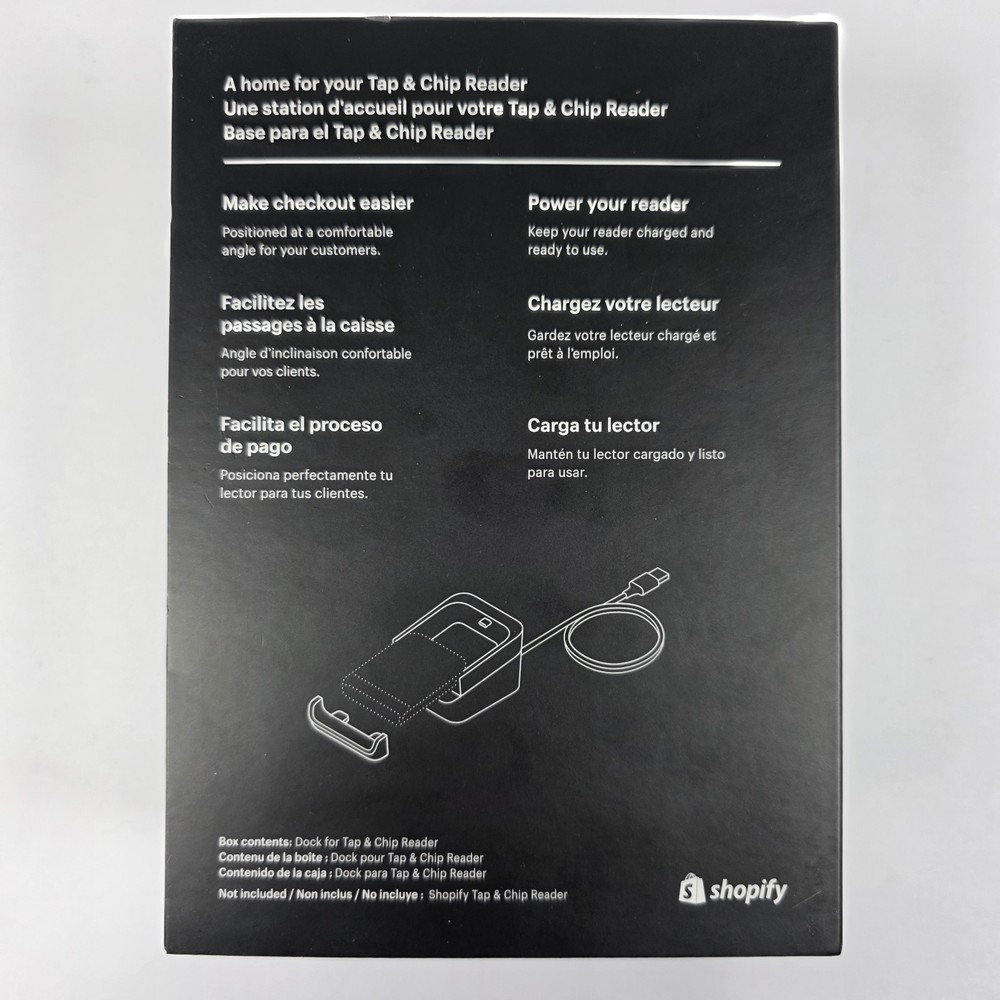 New Sealed Shopify Dock for Tap and Chip Reader S1802B