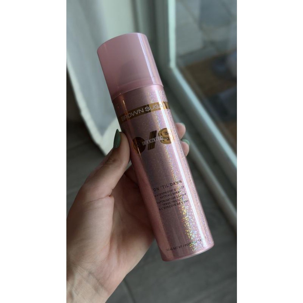 ONE/SIZE On 'Til Dawn Waterproof Glitter Setting Spray Brown Sugar 143mL