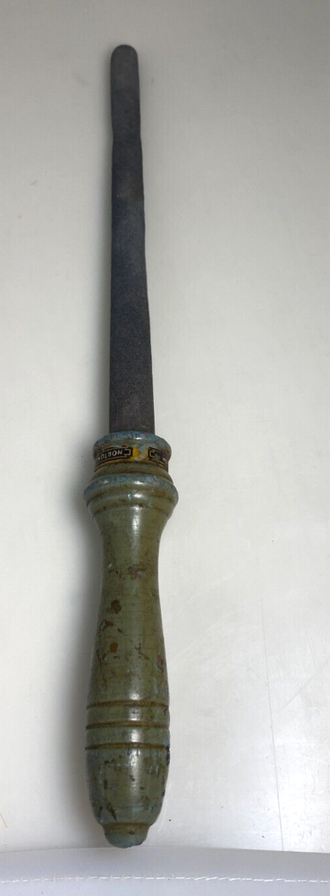 Vintage Norton Abrasive KANTBREAK Knife Sharpening Stone Tool Rustic Kitchen
