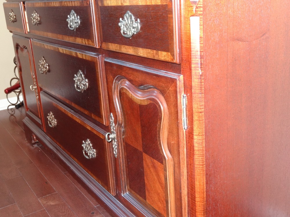 Mahogany china cabinet