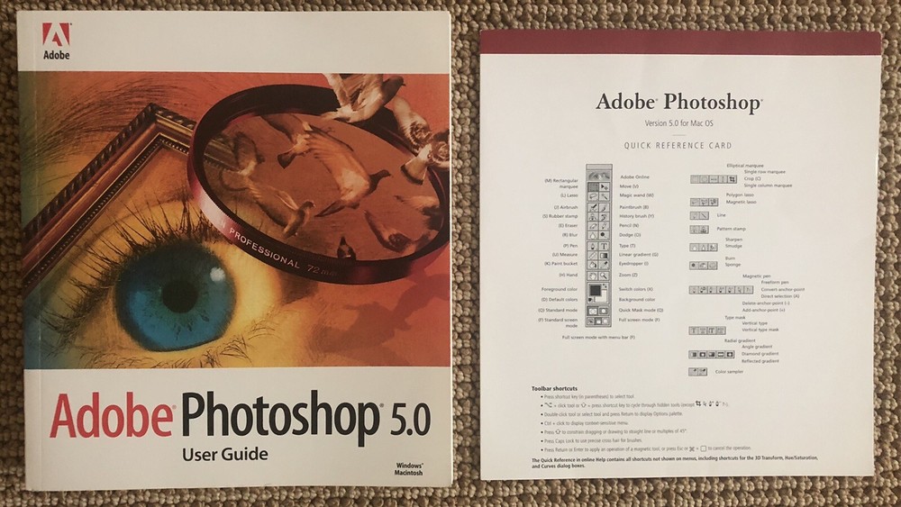 Adobe Photoshop 5.0 User Guide Windows/Mac and Quick Reference Car