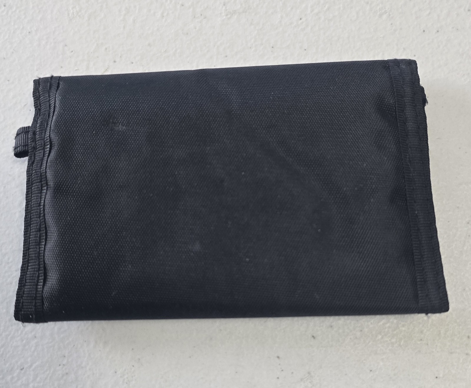 Vintage Walt Disney World Tri Fold Wallet Black Mickey Olympic 80s 90s