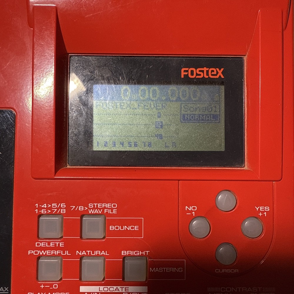 FOSTEX MR-8 DIGITAL MULTI TRACKER NO AC ADAPTER Also BATTERY OPERATED