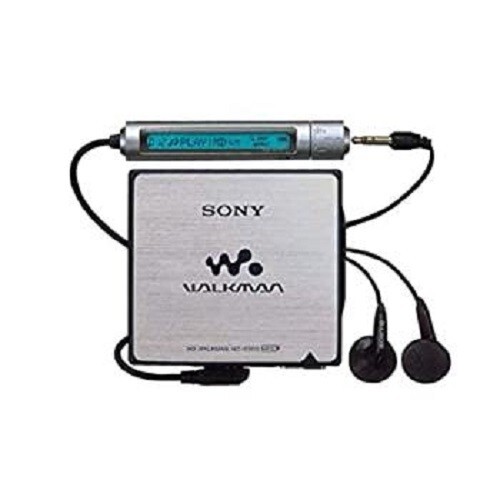 Sony MD MZ-E900 Personal Mini Disc Player Silver Used No Tested Console Japan