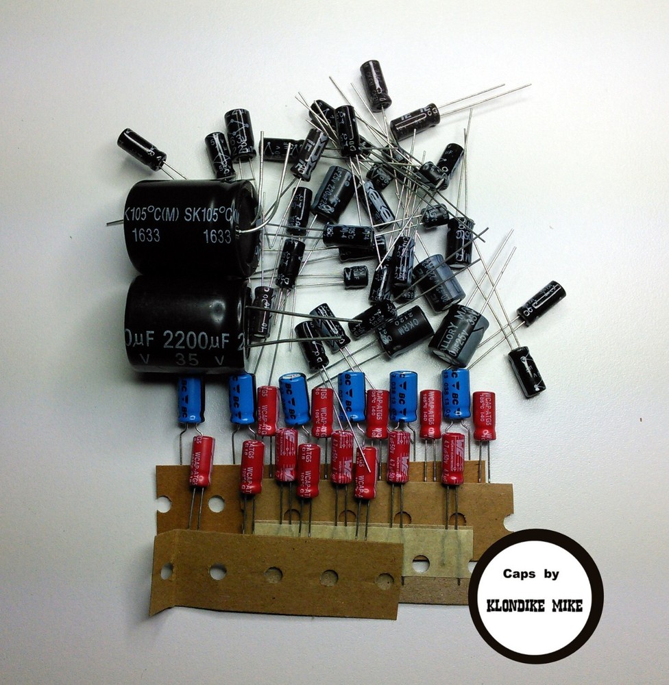 Kenwood TS-830S, TS-830M electrolytic radial capacitor kit