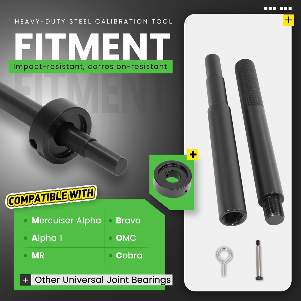 Gimbal Bearing Installer Alignment Tool Kit for Mercuiser Alpha Bravo OMC